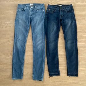 Hudson, 2 Pairs of Jeans, Blue